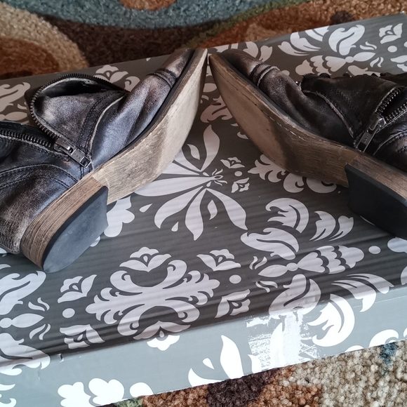 Aldo Rustic Brown Combat Boots - Picture 6 of 6